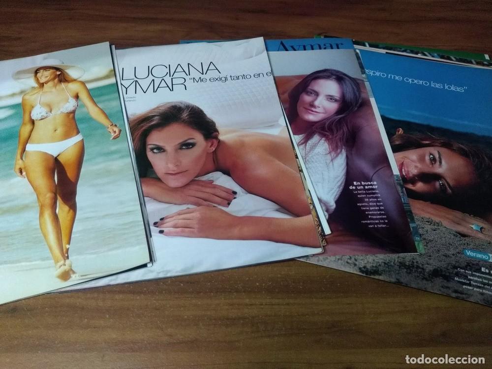 Otros art&iacute;culos de coleccionismo en papel: Luciana Aymar * Lote 100 Paginas Revistas Clippings