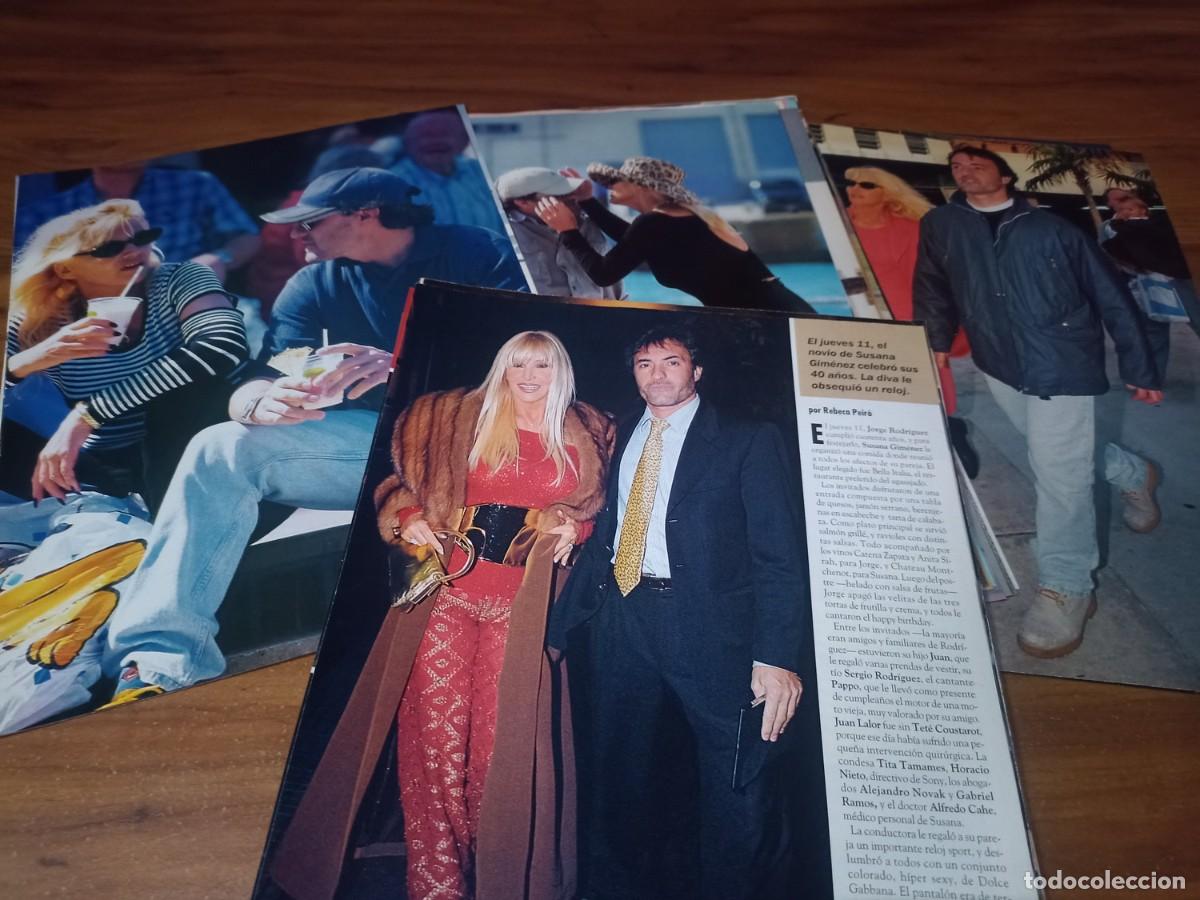 Otros art&iacute;culos de coleccionismo en papel: Susana Gimenez * Lote 100 Paginas Revistas Clippings # 9