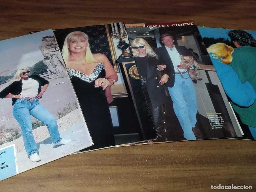 Otros art&iacute;culos de coleccionismo en papel: Susana Gimenez * Lote 100 Paginas Revistas Clippings # 5
