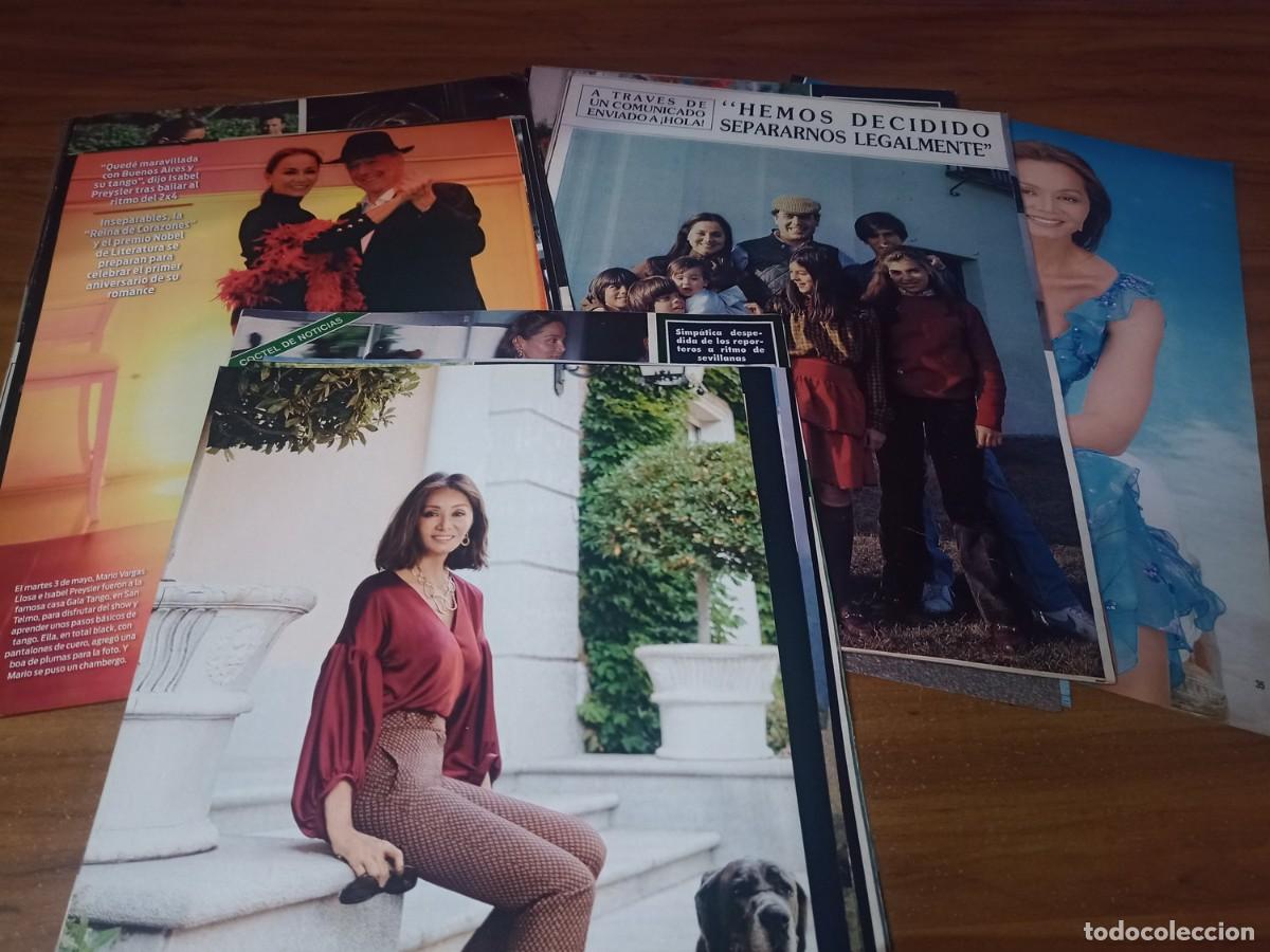Otros art&iacute;culos de coleccionismo en papel: Isabel Preysler * Lote 100 Paginas Revistas Clippings # 2