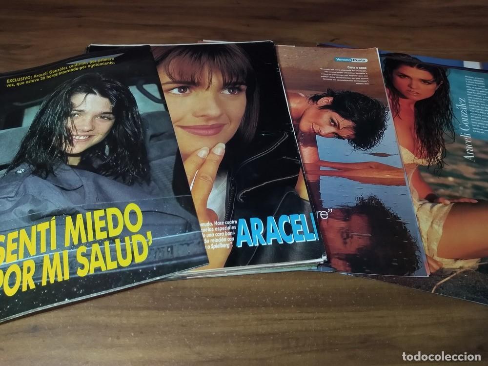 Otros art&iacute;culos de coleccionismo en papel: Araceli Gonzalez * Lote 100 Paginas Revistas Clippings # 4