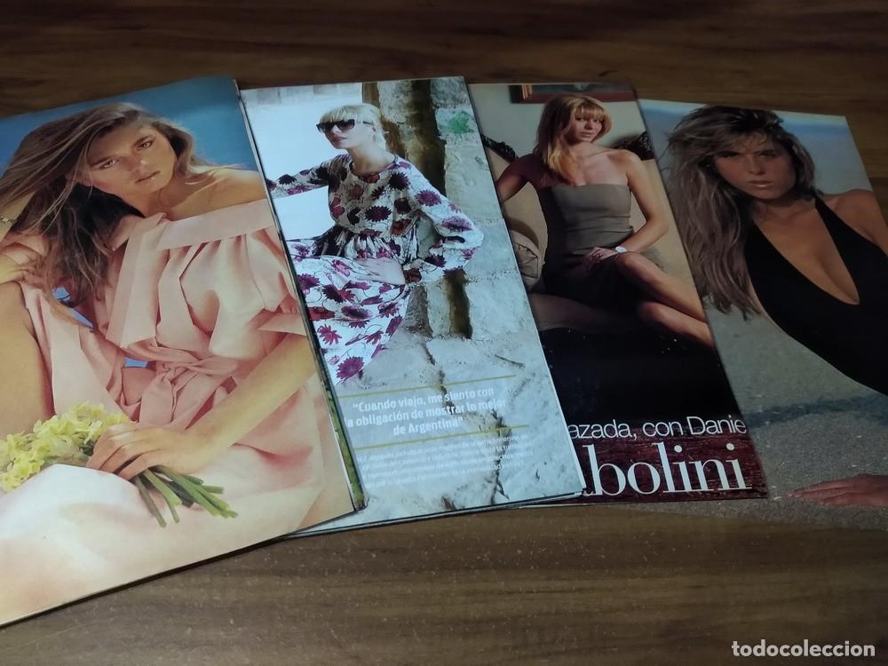 Otros art&iacute;culos de coleccionismo en papel: Karina Rabolini * Lote 100 Paginas Revistas Clippings # 3