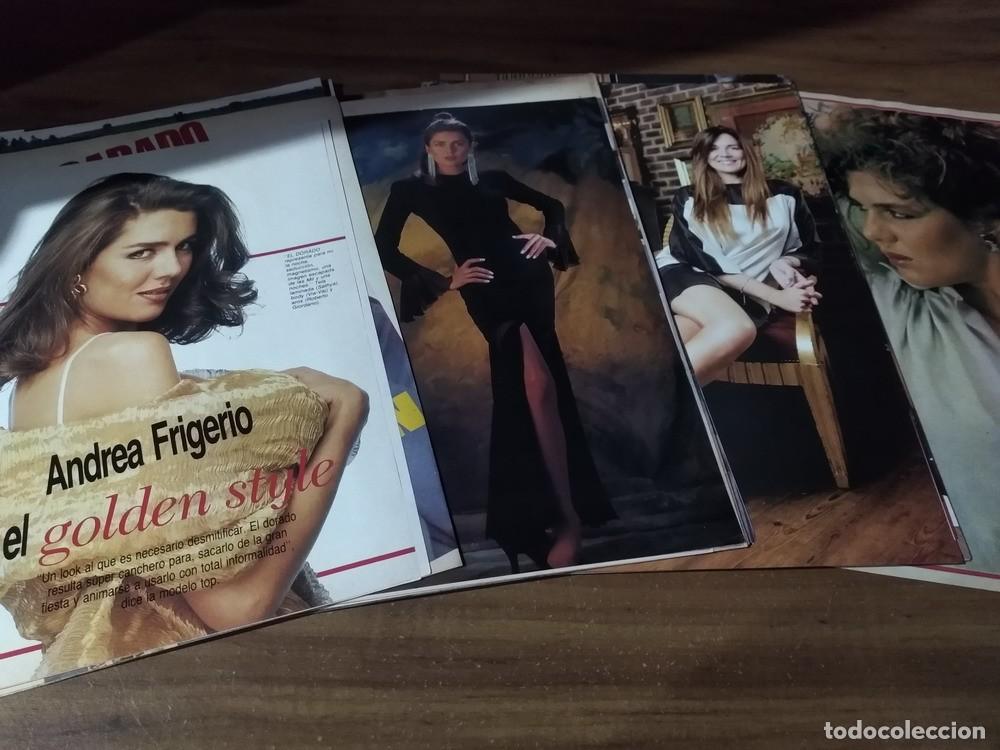 Otros art&iacute;culos de coleccionismo en papel: Andrea Frigerio * Lote 100 Paginas Revistas Clippings # 2
