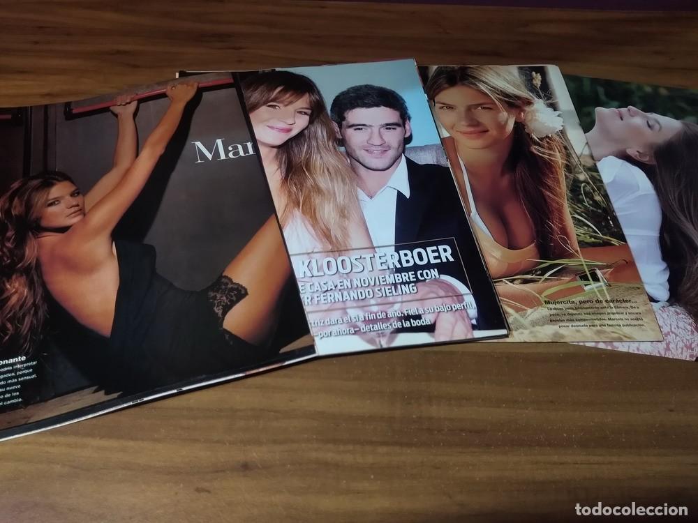 Otros art&iacute;culos de coleccionismo en papel: Marcela Kloosterboer * Lote 100 Paginas Revistas Clippings