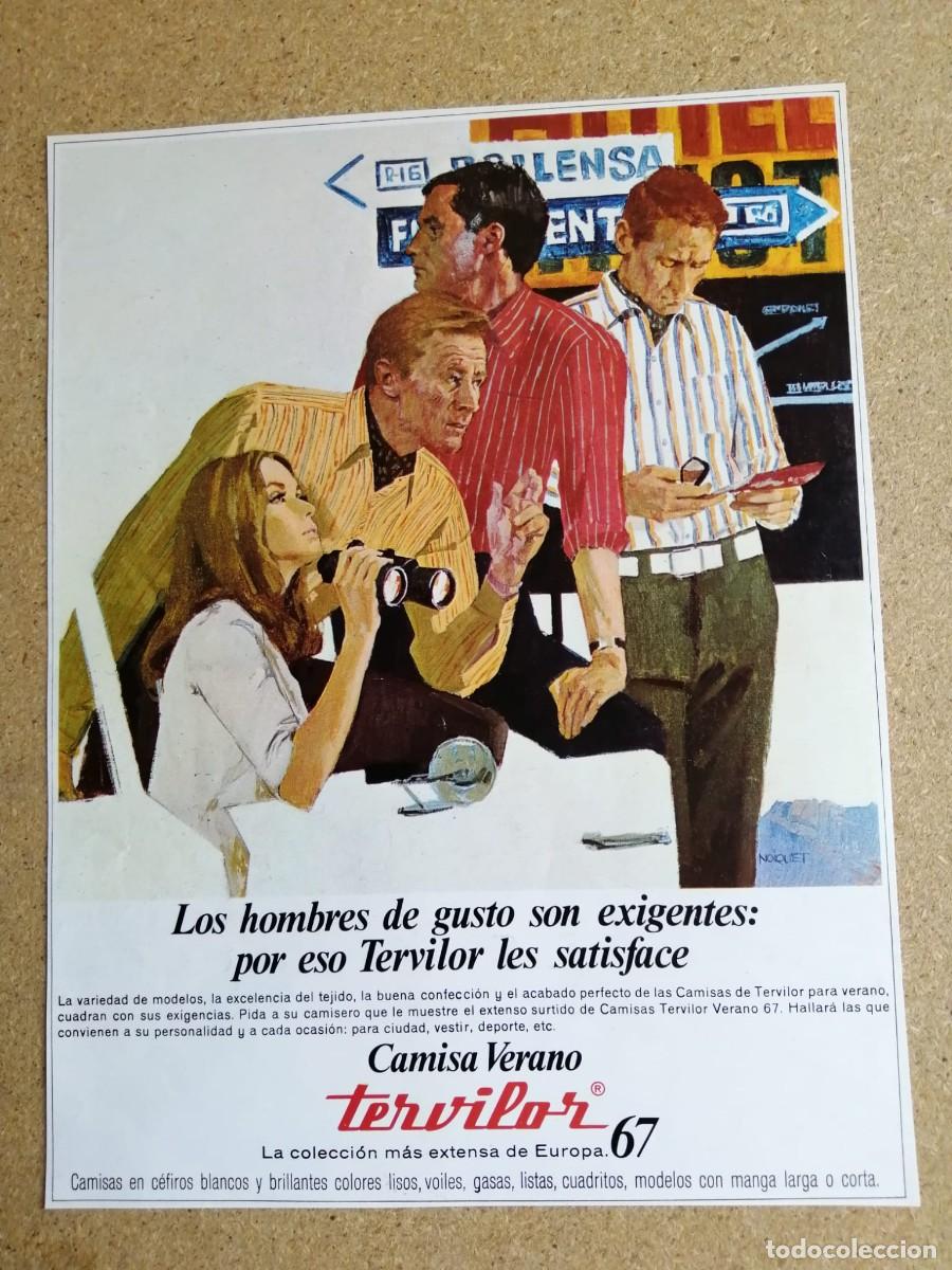 Otros art&iacute;culos de coleccionismo en papel: ANUNCIO. CAMISAS DE VERANO TERVILOR 67