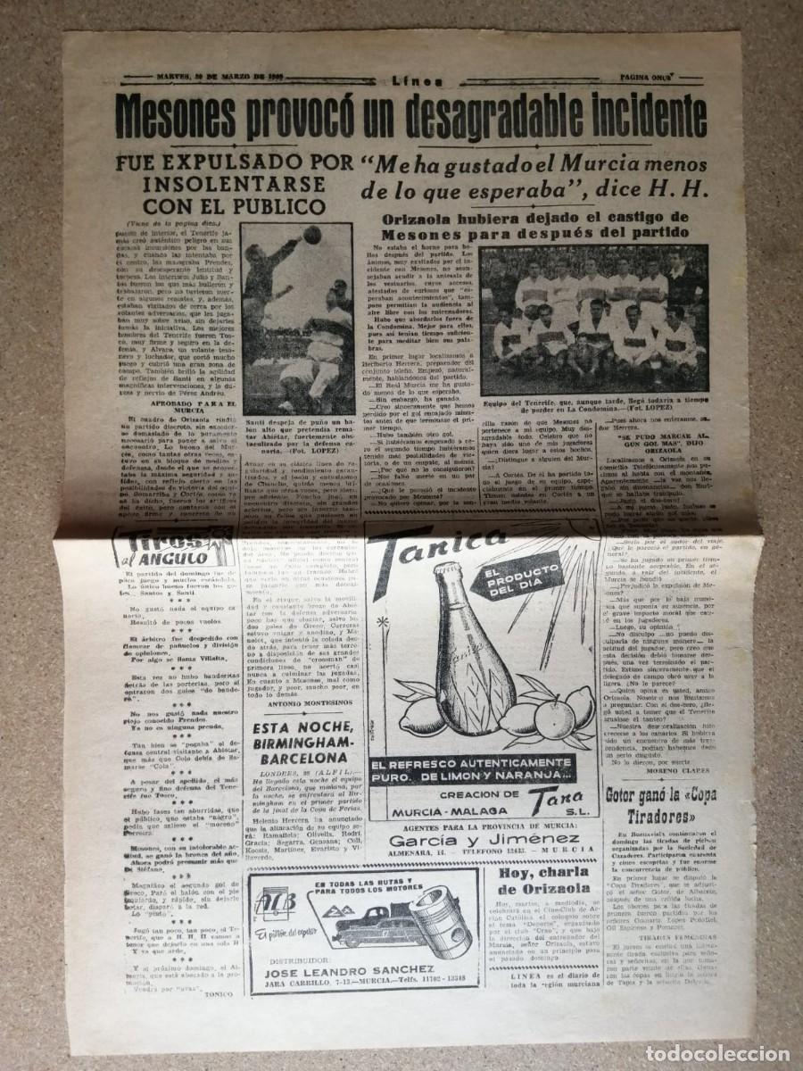 Otros art&iacute;culos de coleccionismo en papel: NOTICIA DE PRENSA DEPORTIVA. MESONES PROVOCO UN DESAGRADABLE INCIDENTE (1960)