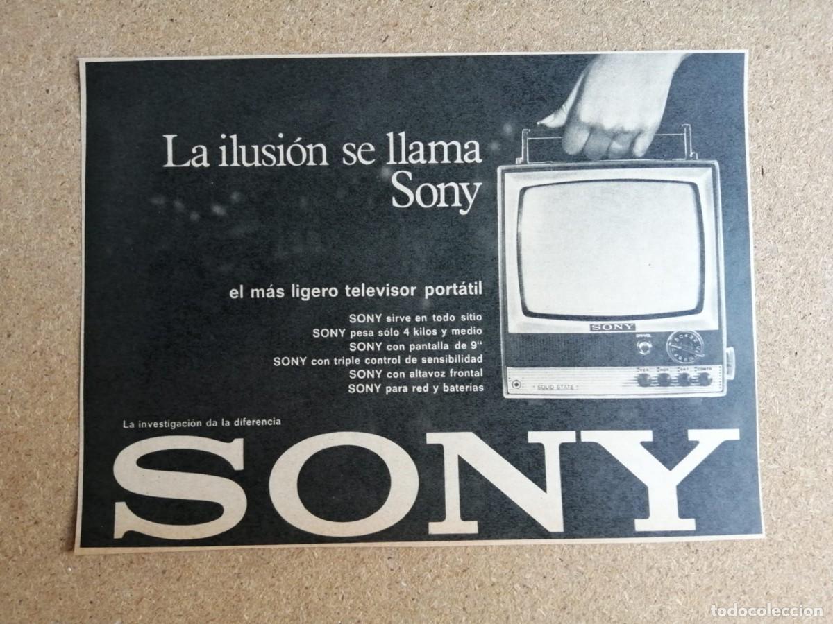 Otros art&iacute;culos de coleccionismo en papel: ANUNCIO. LA ILUSION SE LLAMA SONY
