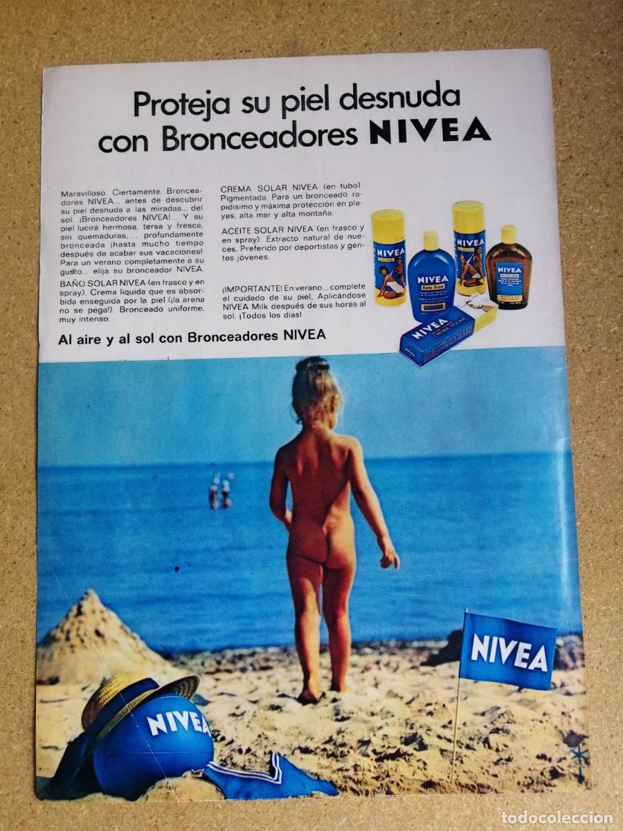 Otros art&iacute;culos de coleccionismo en papel: ANUNCIO. BRONCEADORES NIVEA