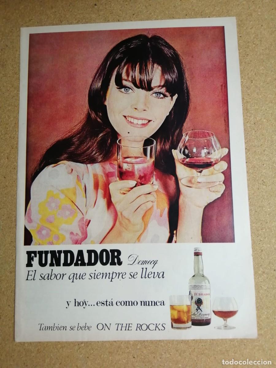 Otros art&iacute;culos de coleccionismo en papel: ANUNCIO. BRANDY FUNDADOR