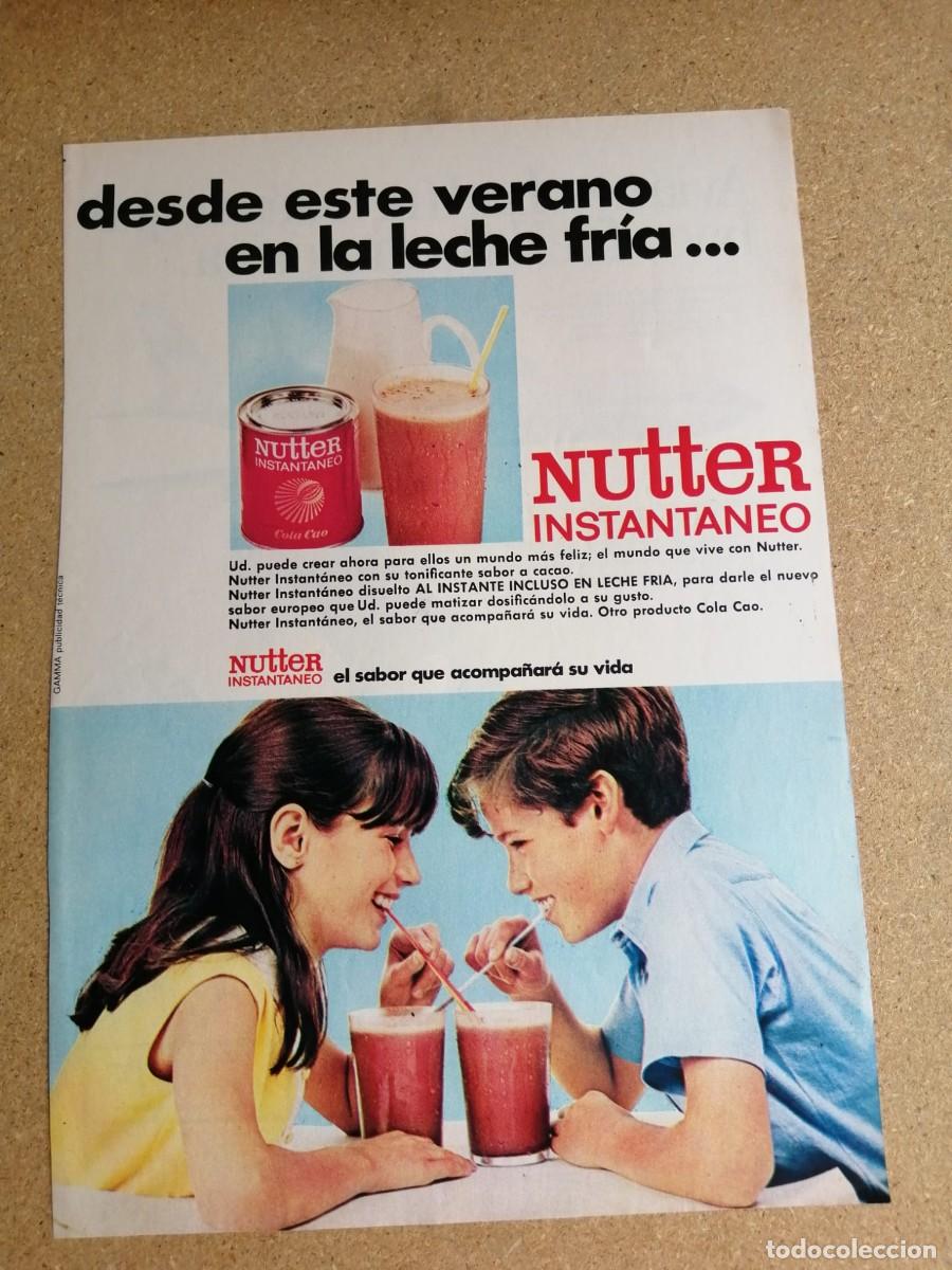 Otros art&iacute;culos de coleccionismo en papel: ANUNCIO. NUTTER INSTANTANEO