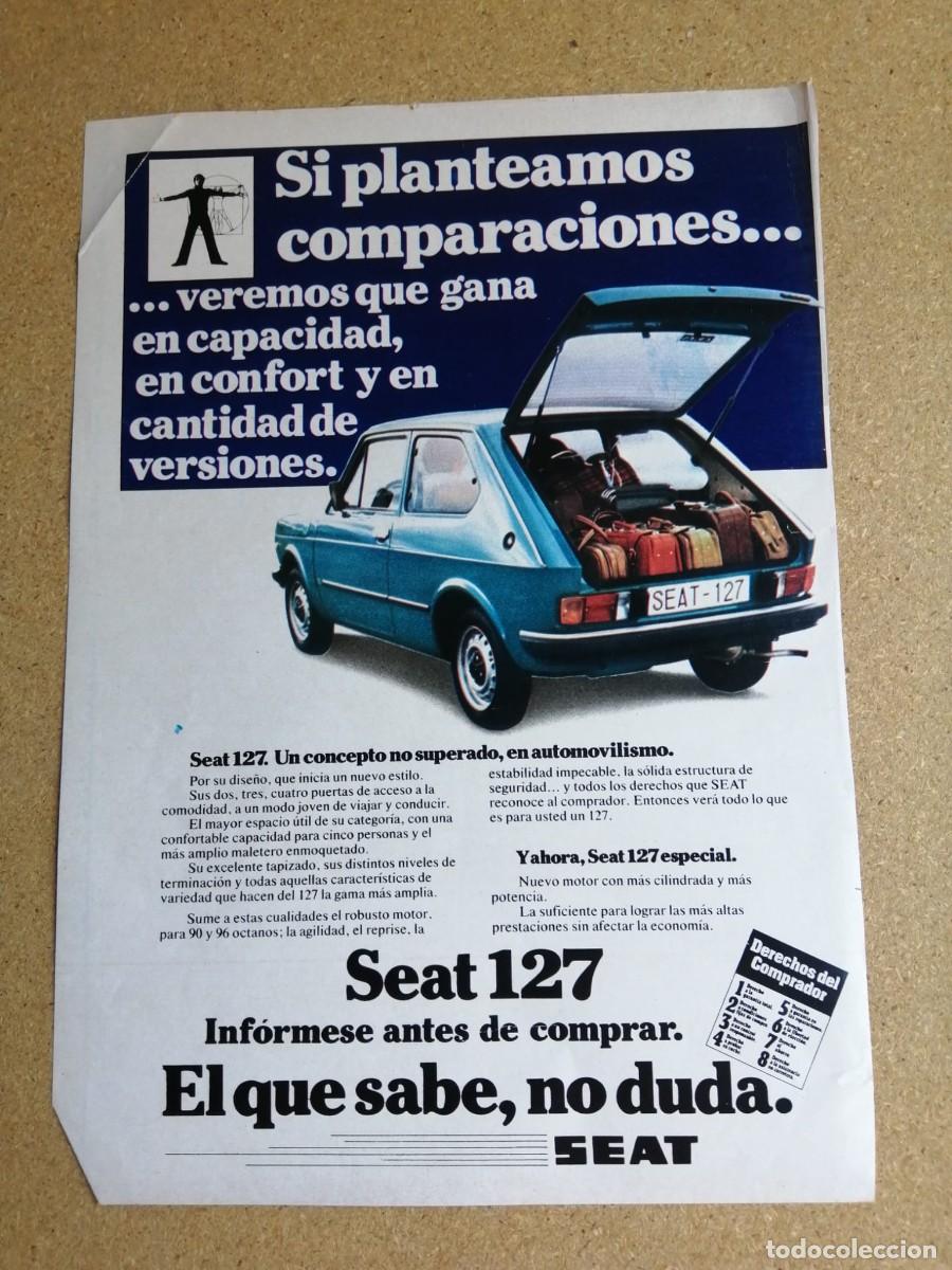 Otros art&iacute;culos de coleccionismo en papel: ANUNCIO. SEAT 127...