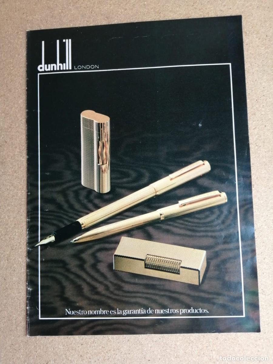 Otros art&iacute;culos de coleccionismo en papel: ANUNCIO. DUNHILL, GARANTIA EN NUESTROS PRODUCTOS
