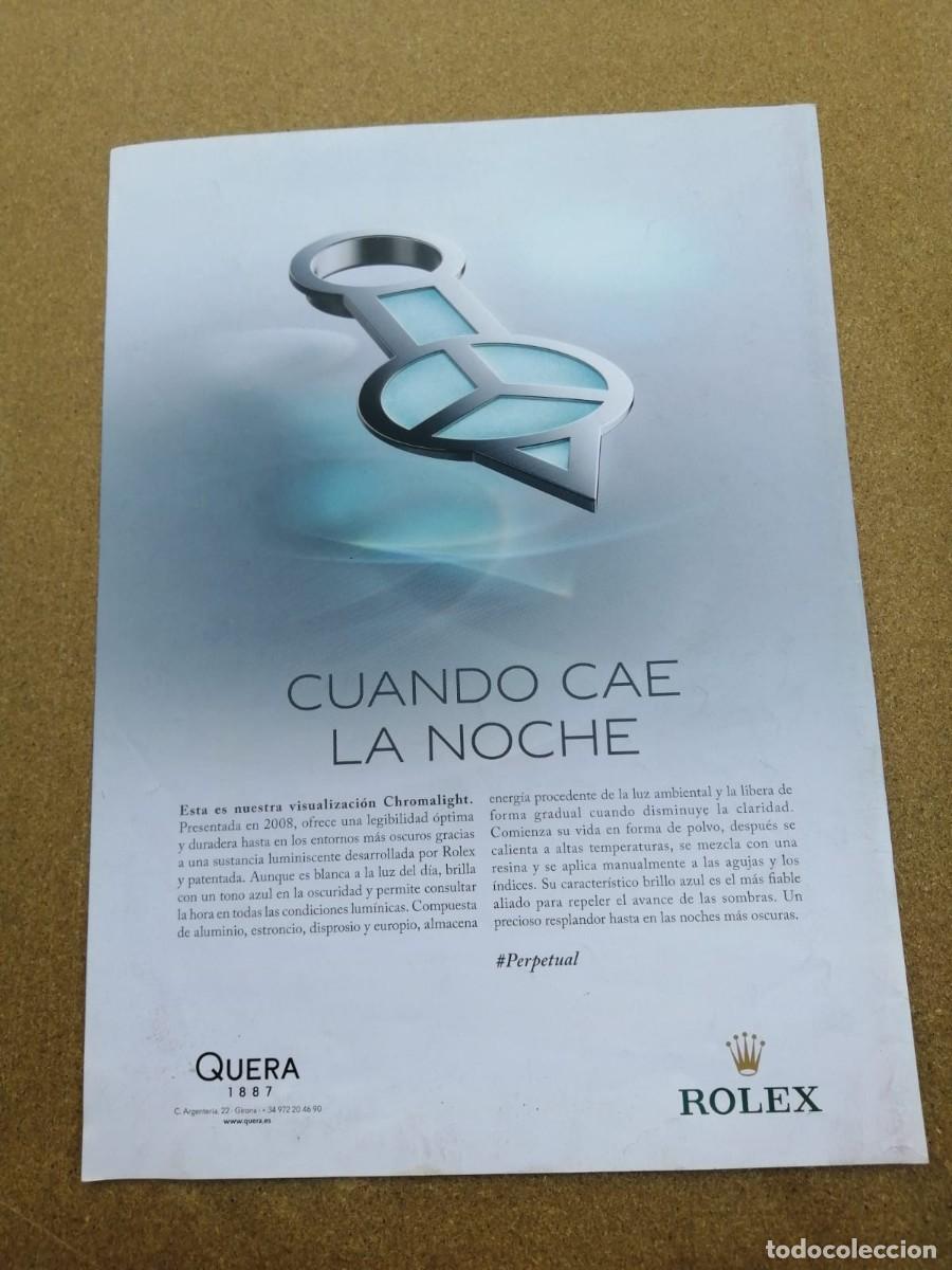 Otros art&iacute;culos de coleccionismo en papel: ANUNCIO. ROLEX......