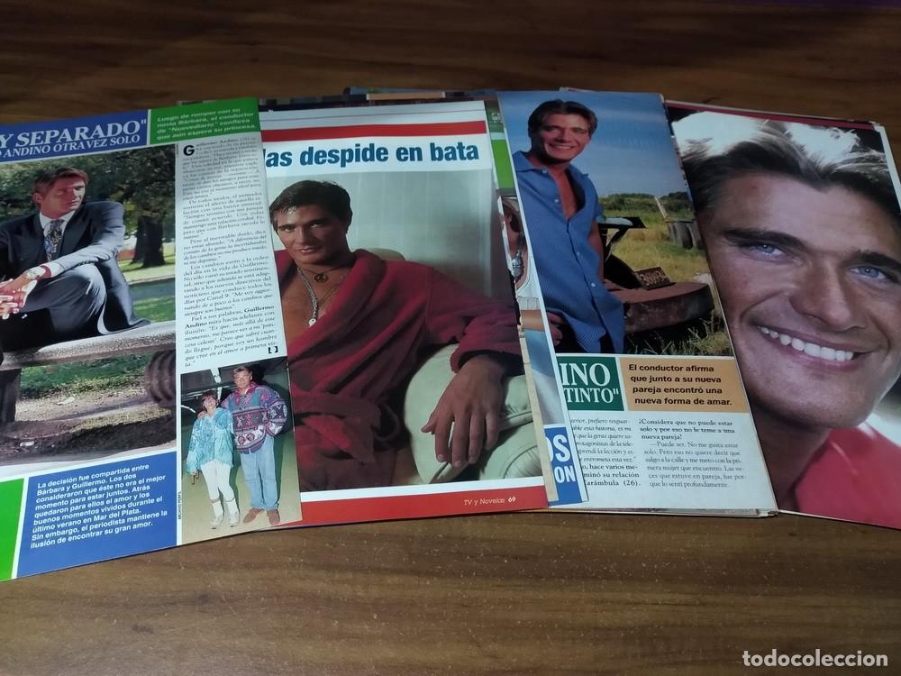 Otros art&iacute;culos de coleccionismo en papel: Guillermo Andino * Lote 100 Paginas Revistas Clippings