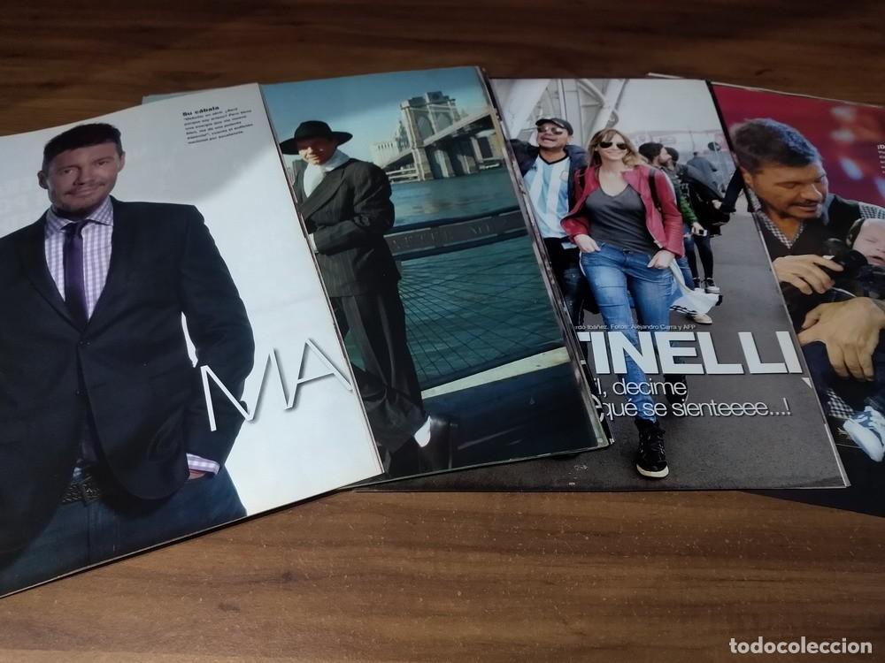 Otros art&iacute;culos de coleccionismo en papel: Marcelo Tinelli * Lote 100 Paginas Revistas Clippings # 3