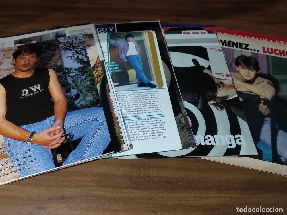 Otros art&iacute;culos de coleccionismo en papel: Pablo Rago * Lote 100 Paginas Revistas Clippings