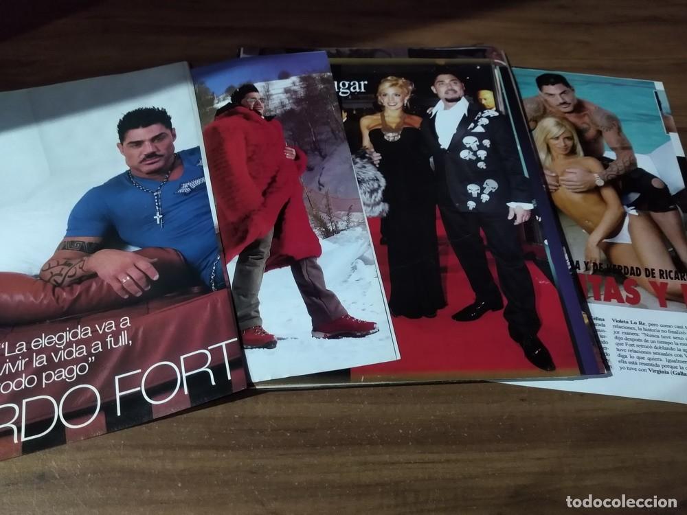 Otros art&iacute;culos de coleccionismo en papel: Ricardo Fort * Lote 100 Paginas Revistas Clippings