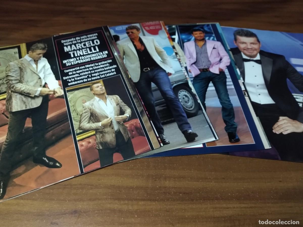 Otros art&iacute;culos de coleccionismo en papel: Marcelo Tinelli * Lote 100 Paginas Revistas Clippings # 5