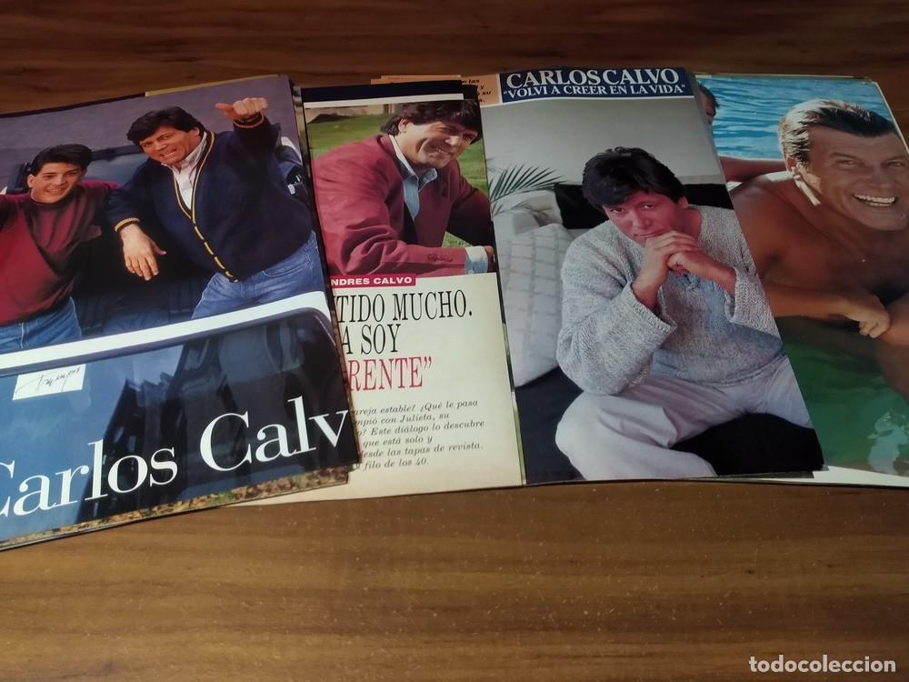 Otros art&iacute;culos de coleccionismo en papel: Carlos Calvo * Lote 100 Paginas Revistas Clippings # 2
