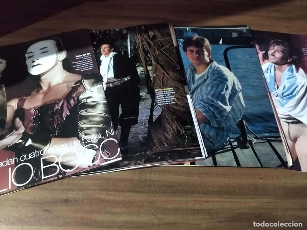 Otros art&iacute;culos de coleccionismo en papel: Julio Bocca * Lote 100 Paginas Revistas Clippings # 2