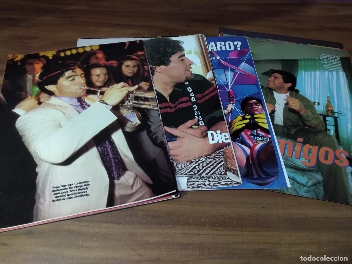 Otros art&iacute;culos de coleccionismo en papel: Diego Maradona * Lote 100 Paginas Revistas Clippings # 5