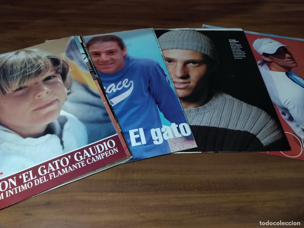 Otros art&iacute;culos de coleccionismo en papel: Gaston Gaudio * Lote 100 Paginas Revistas Clippings