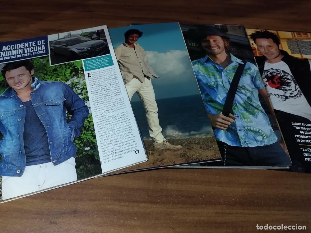 Otros art&iacute;culos de coleccionismo en papel: Benjamin Vicu&ntilde;a * Lote 100 Paginas Revistas Clippings