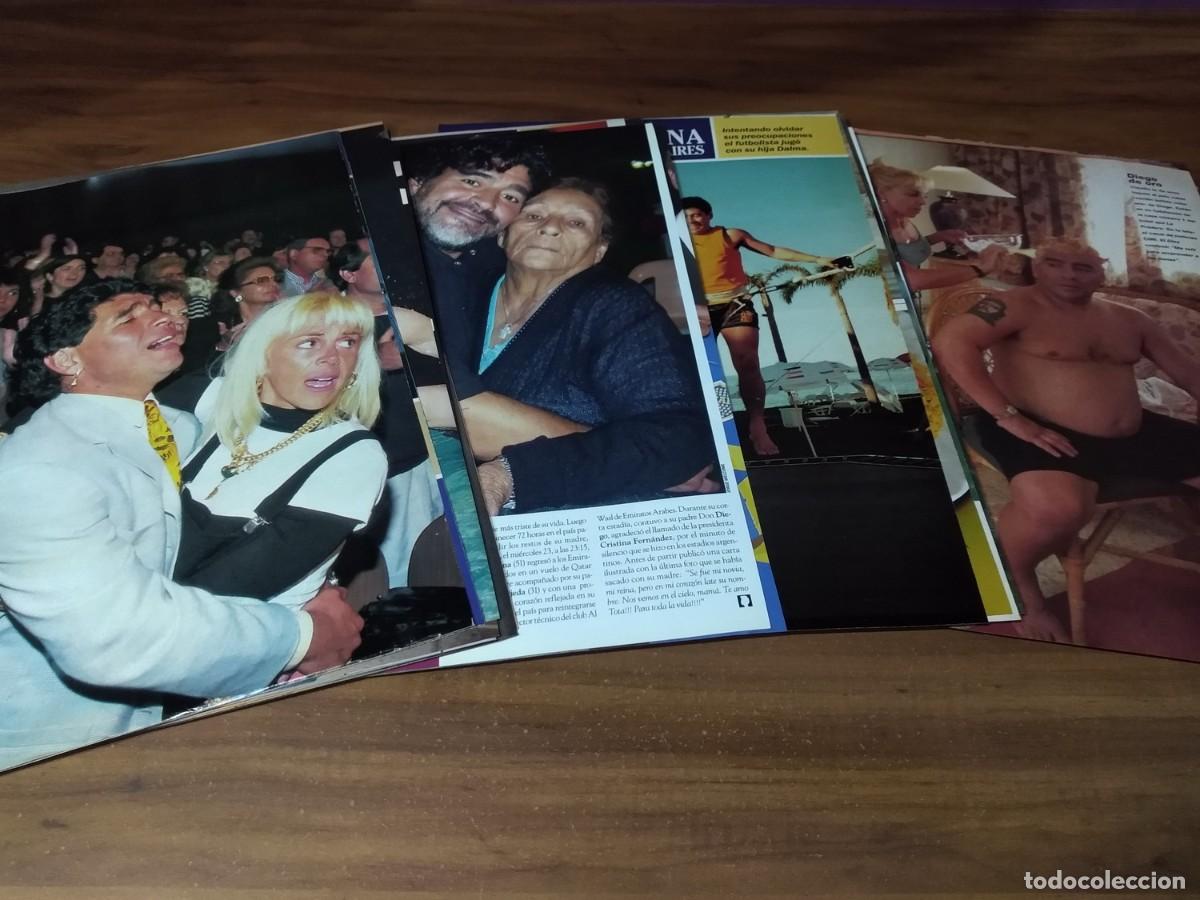 Otros art&iacute;culos de coleccionismo en papel: Diego Maradona * Lote 100 Paginas Revistas Clippings # 7