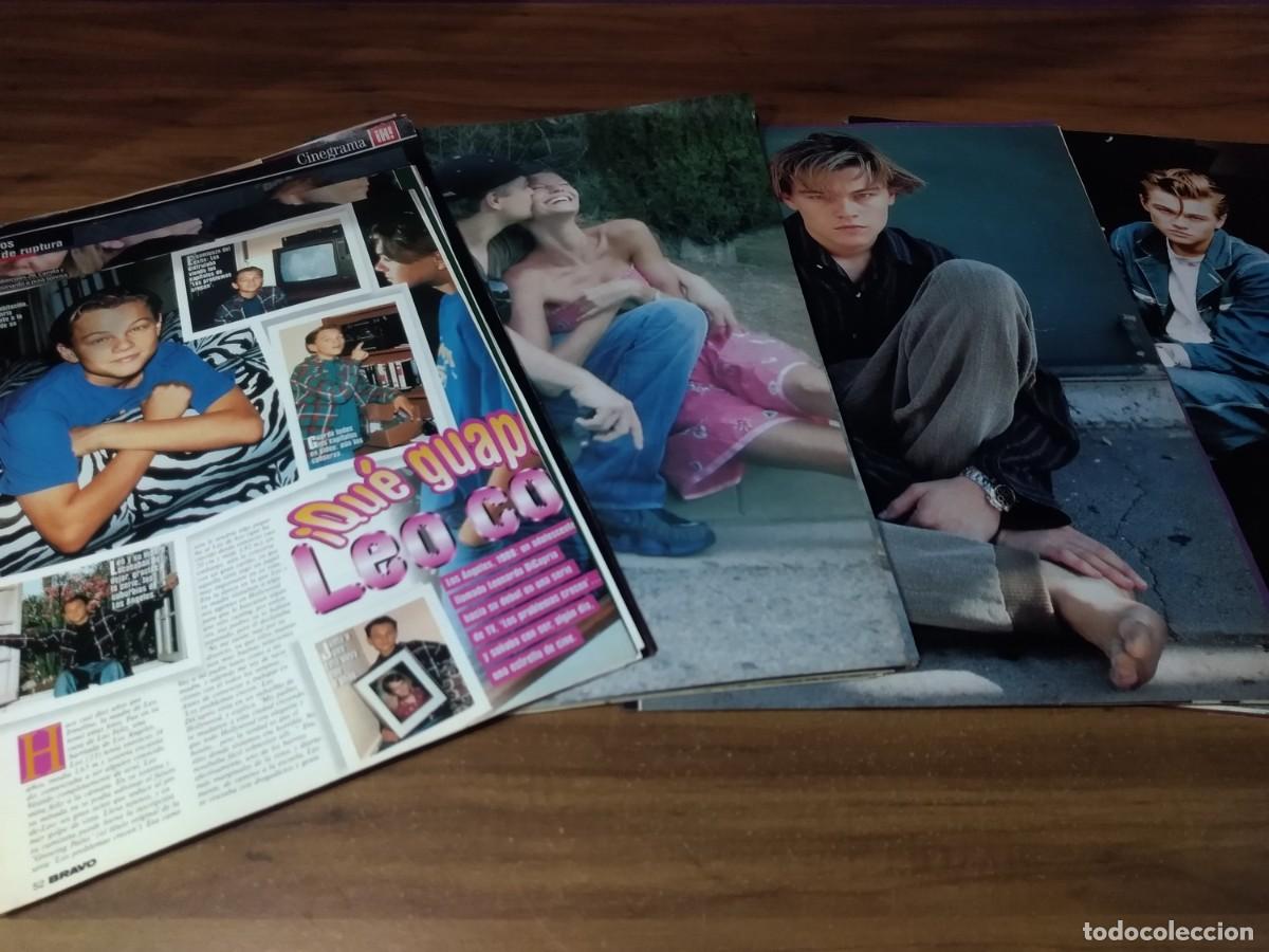 Otros art&iacute;culos de coleccionismo en papel: Leonardo DiCaprio * Lote 100 Paginas Revistas Clippings # 3