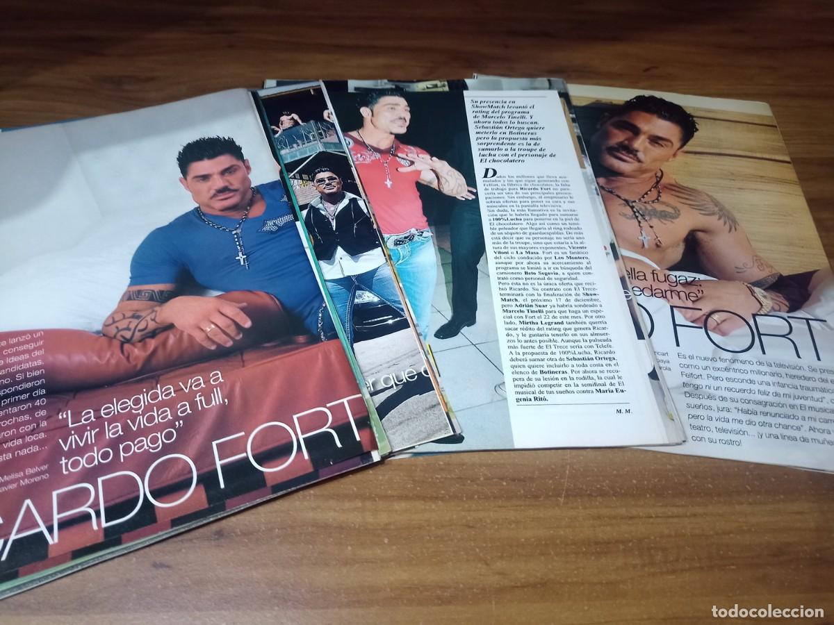 Otros art&iacute;culos de coleccionismo en papel: Ricardo Fort * Lote 100 Paginas Revistas Clippings # 2