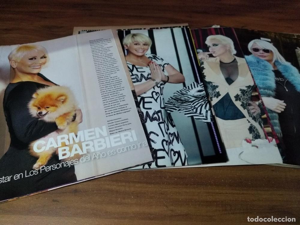 Otros art&iacute;culos de coleccionismo en papel: Carmen Barbieri * Lote 100 Paginas Revistas Clippings