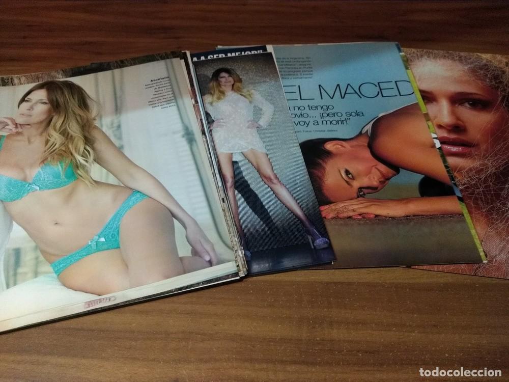 Otros art&iacute;culos de coleccionismo en papel: Isabel Macedo * Lote 100 Paginas Revistas Clippings