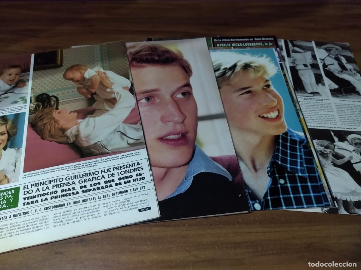 Otros art&iacute;culos de coleccionismo en papel: Principe William * Lote 100 Paginas Revistas Clippings