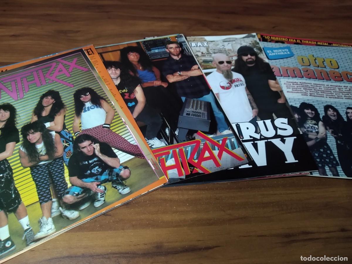 Otros art&iacute;culos de coleccionismo en papel: Anthrax * Lote 100 Paginas Revistas Clippings # 2
