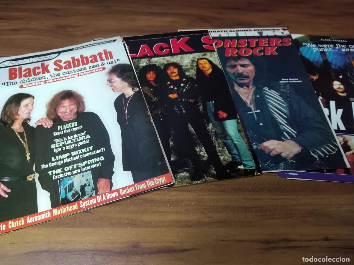 Otros art&iacute;culos de coleccionismo en papel: Black Sabbath * Lote 100 Paginas Revistas Clippings
