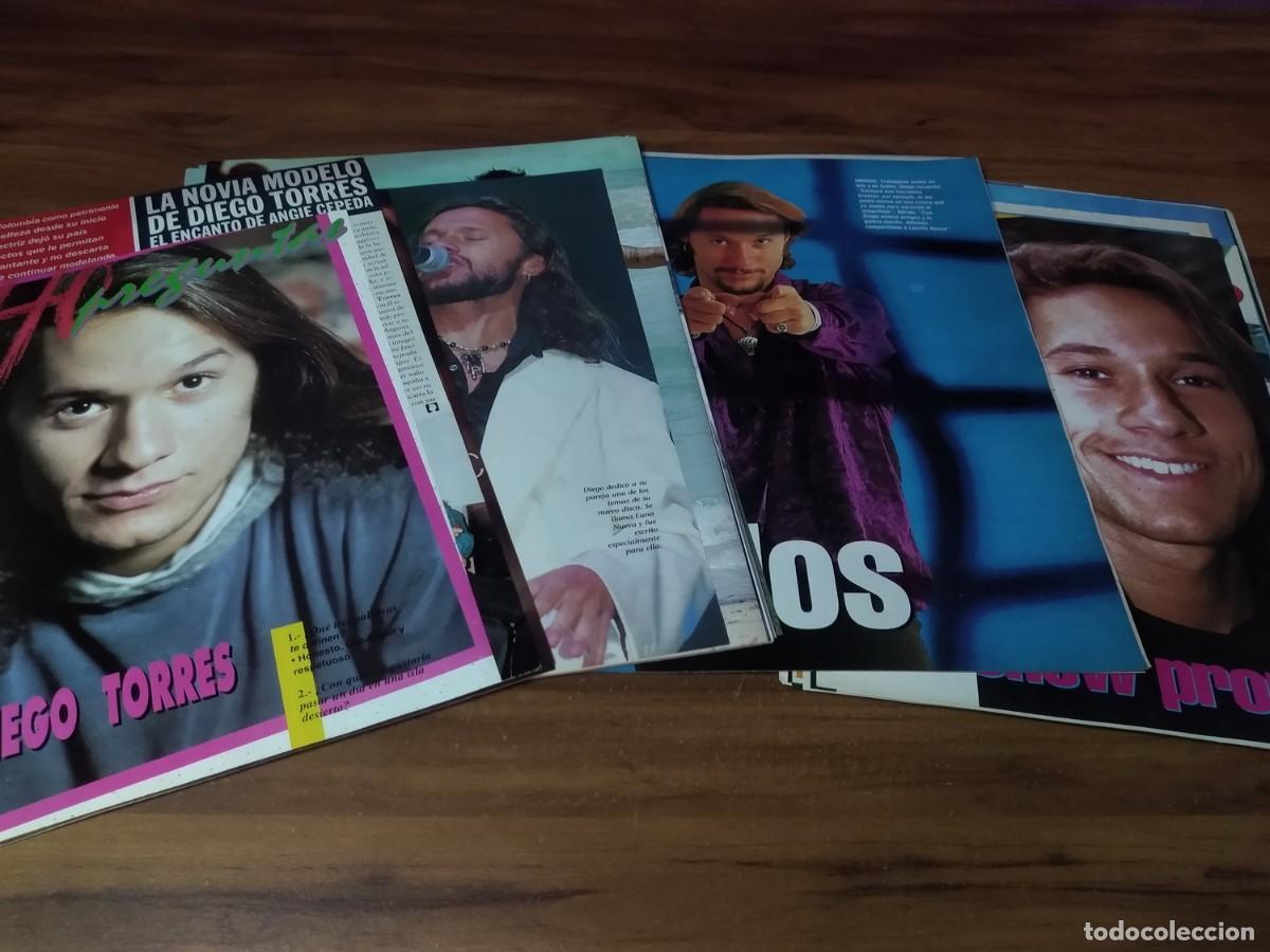 Otros art&iacute;culos de coleccionismo en papel: Diego Torres * Lote 100 Paginas Revistas Clippings # 3