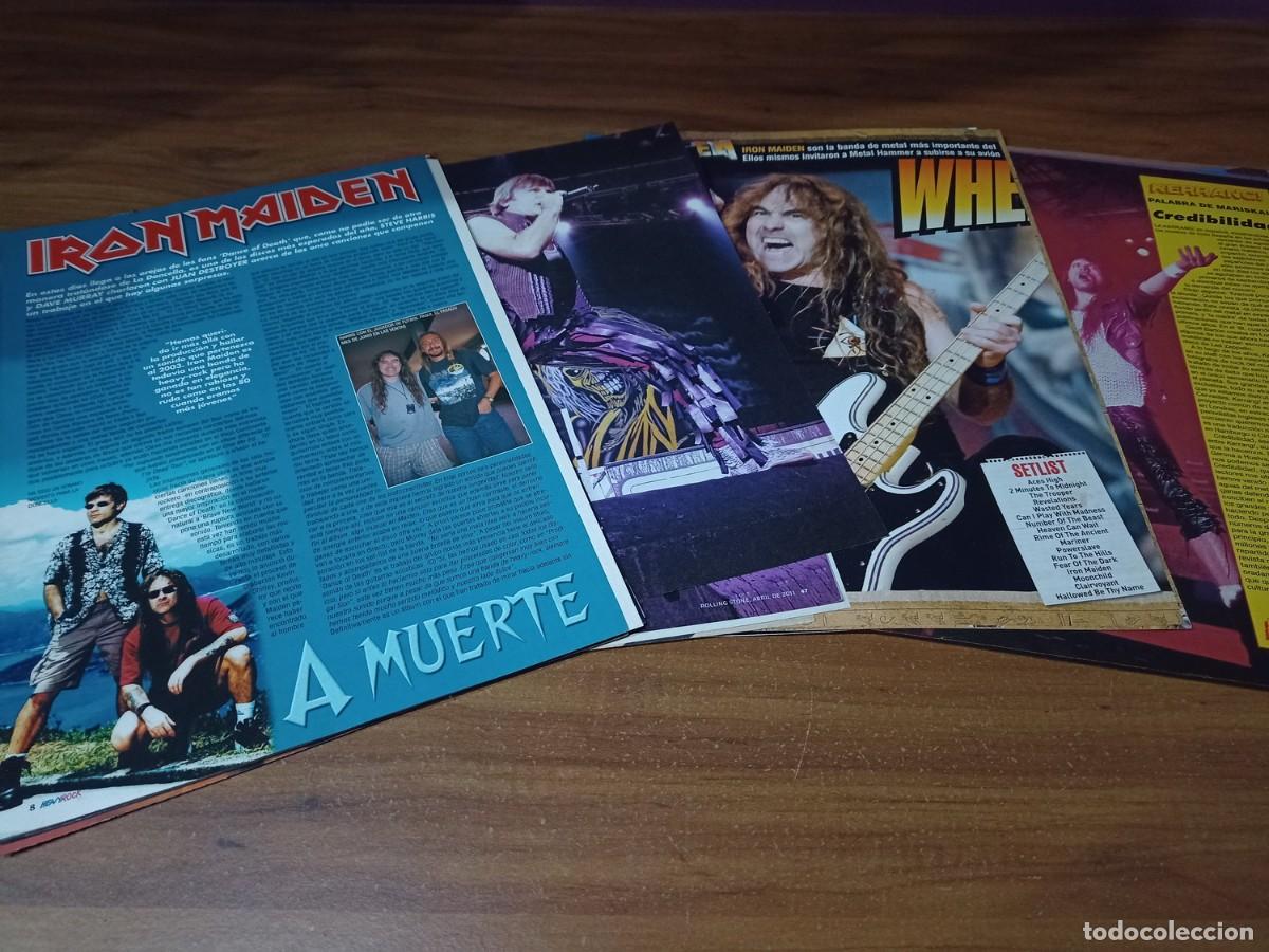 Otros art&iacute;culos de coleccionismo en papel: Iron Maiden * Lote 100 Paginas Revistas Clippings # 2