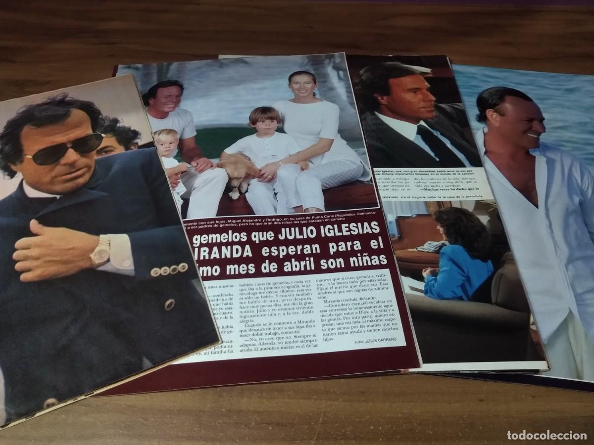 Otros art&iacute;culos de coleccionismo en papel: Julio Iglesias * Lote 100 Paginas Revistas Clippings # 6