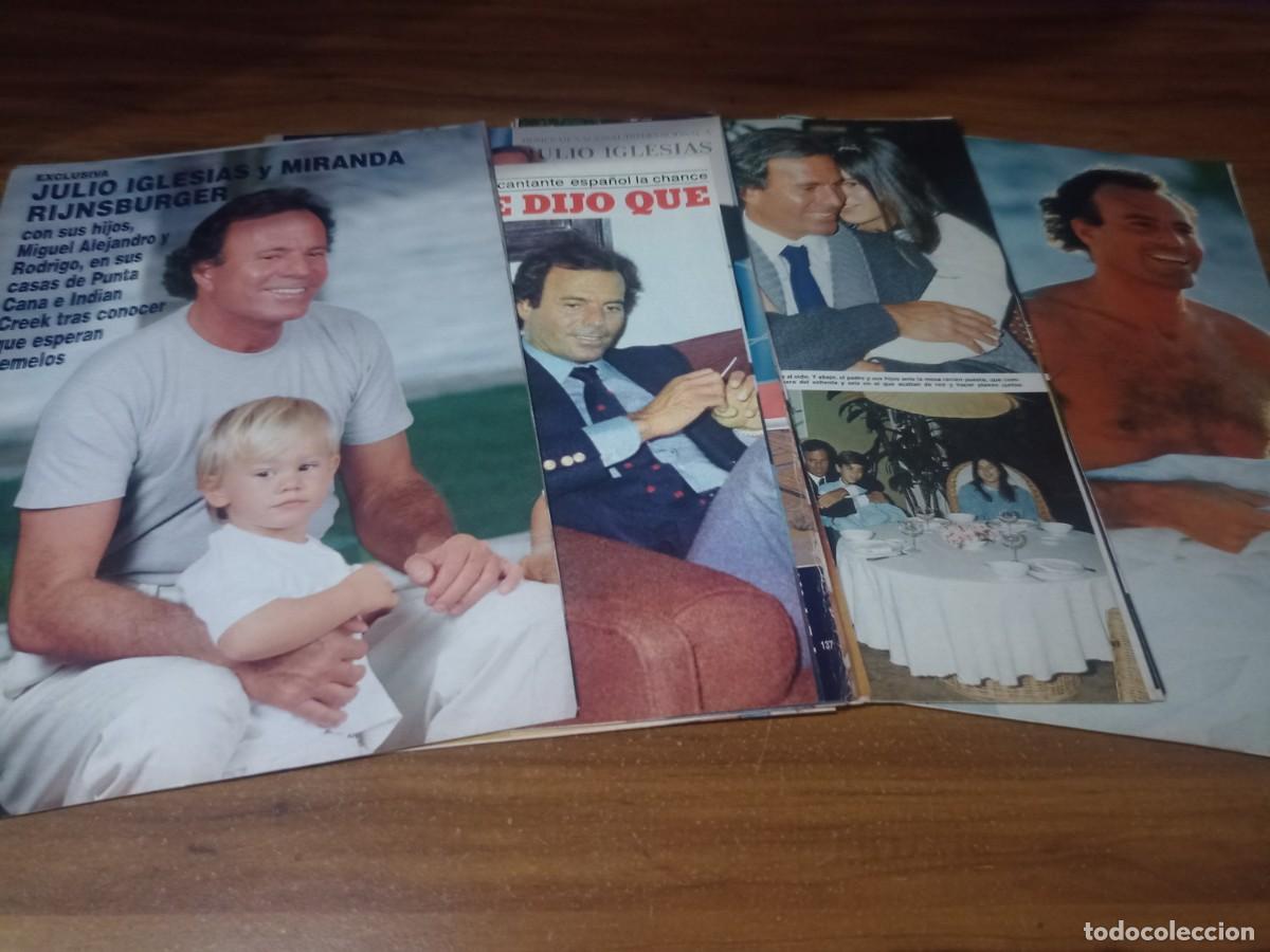 Otros art&iacute;culos de coleccionismo en papel: Julio Iglesias * Lote 100 Paginas Revistas Clippings # 7