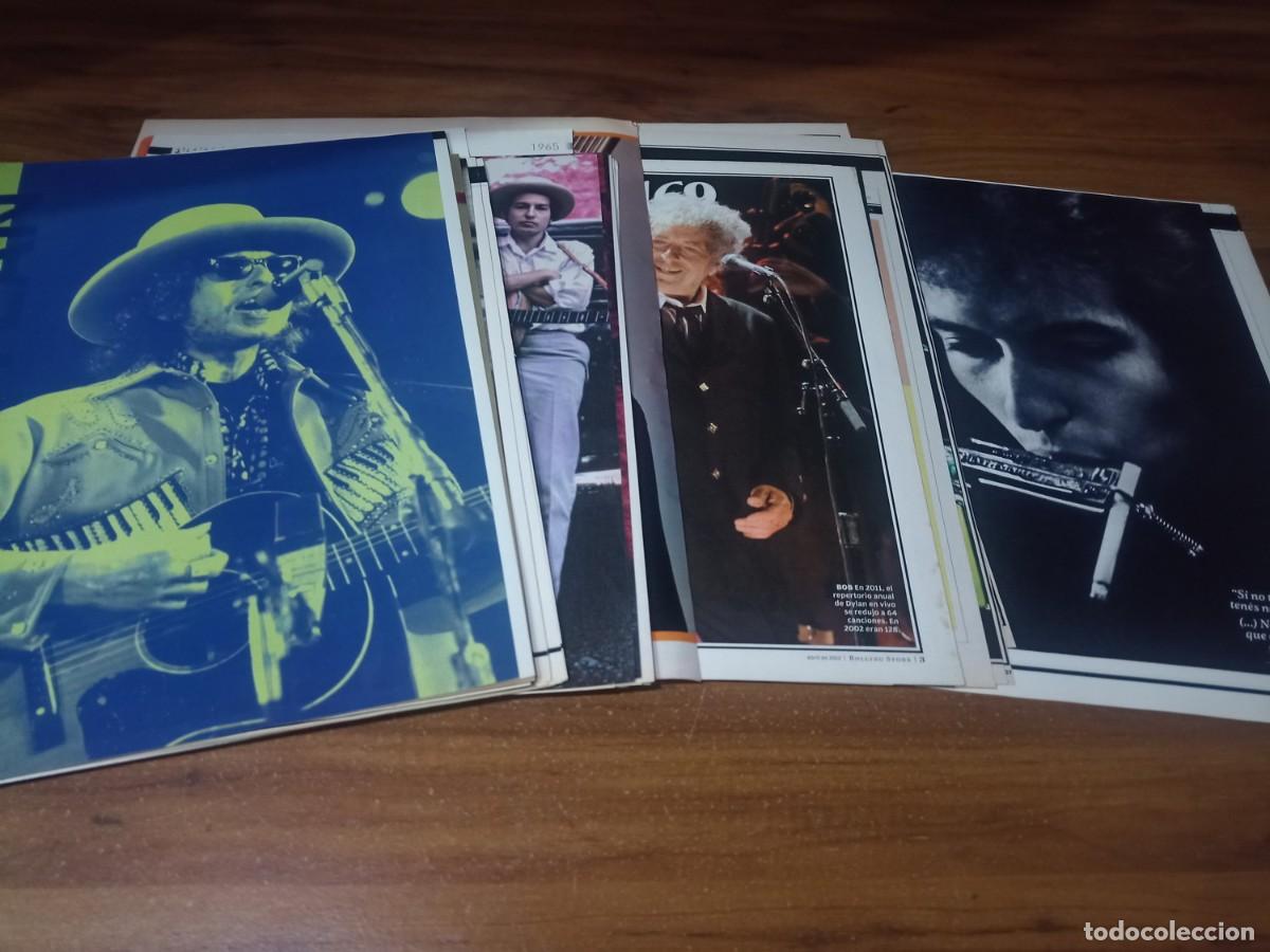 Otros art&iacute;culos de coleccionismo en papel: Bob Dylan * Lote 100 Paginas Revistas Clippings
