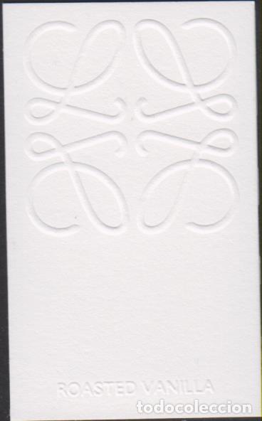 Otros art&iacute;culos de coleccionismo en papel: tarjeta probador perfume ROASTED VANILLA parfum fragrance fragancia SOY.YO