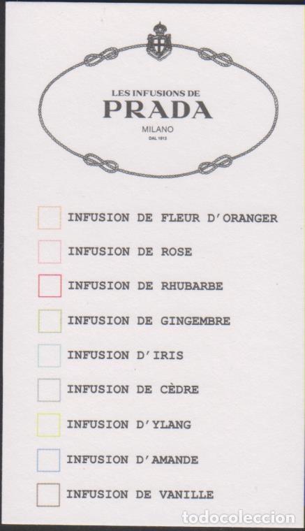 Otros art&iacute;culos de coleccionismo en papel: tarjeta probador perfume PRADA parfum fragrance fragancia SOY.YO
