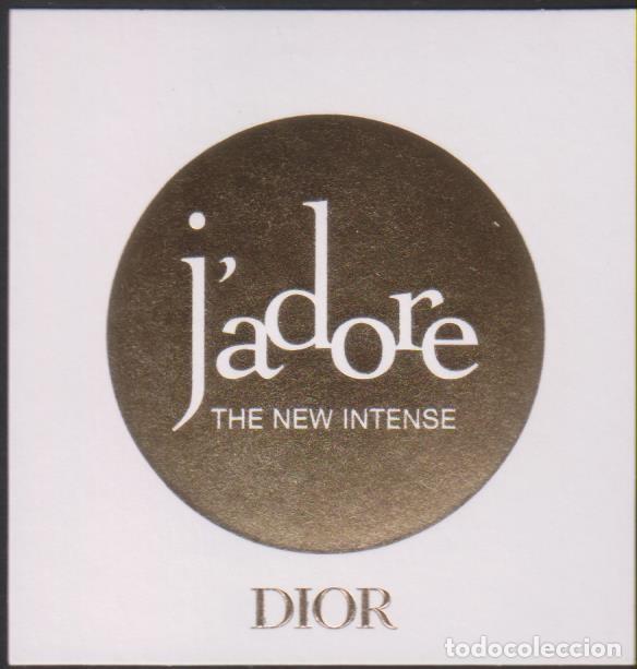 Otros art&iacute;culos de coleccionismo en papel: tarjeta probador perfume DIOR J'ADORE parfum fragrance fragancia SOY.YO