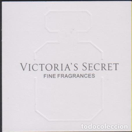 Otros art&iacute;culos de coleccionismo en papel: tarjeta probador perfume VICTORIA'S SECRET parfum fragrance fragancia SOY.YO