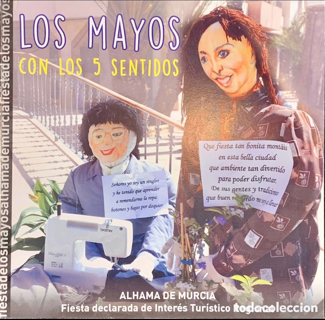 Otros art&iacute;culos de coleccionismo en papel: Folleto. Los MAYOS, con los 5 sentidos. Alhama de Murcia. Murcia. 2012.