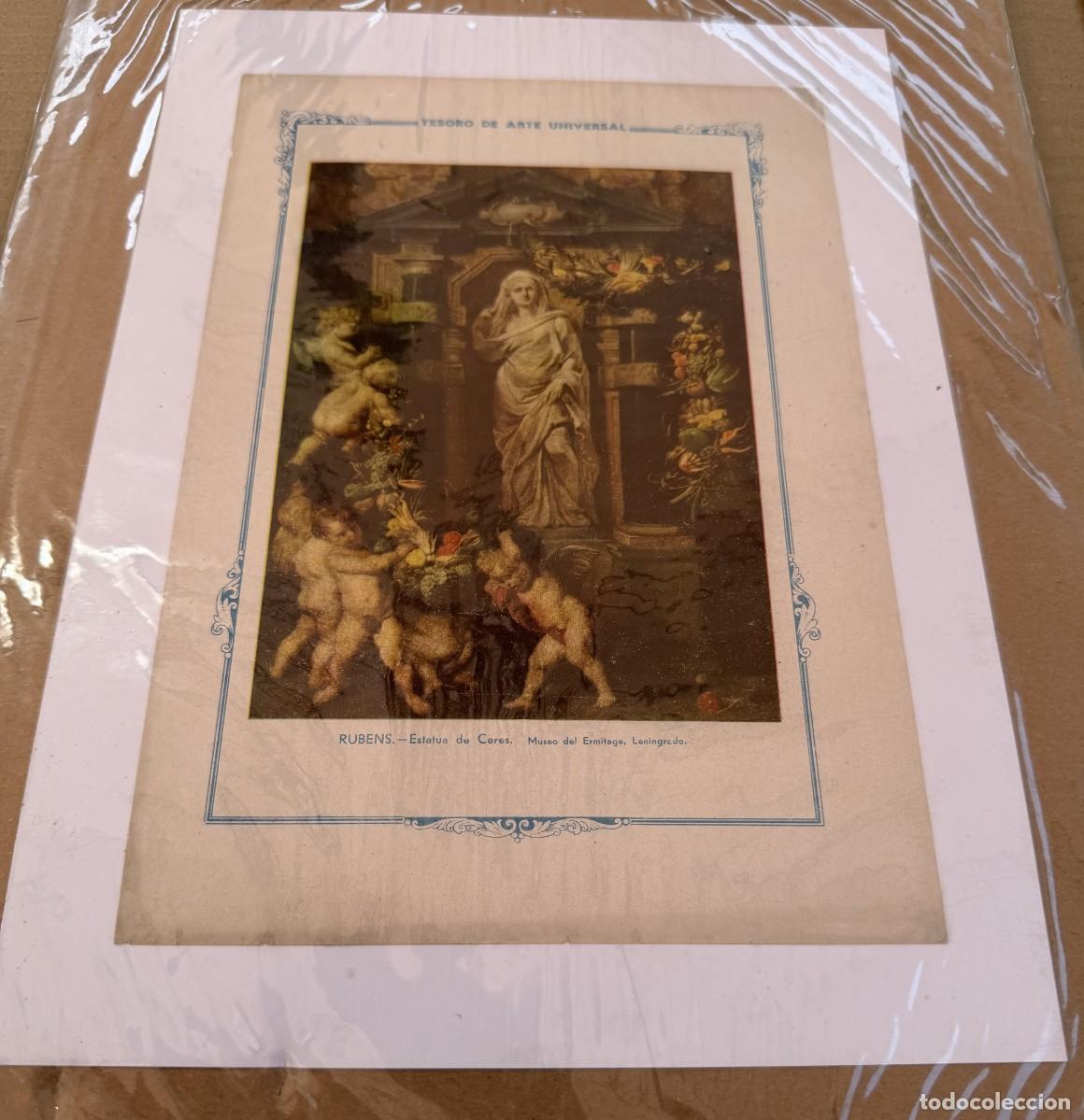 Otros art&iacute;culos de coleccionismo en papel: S1- REPRODUCCION DE LA DIOSA ROMANA CERES Y LAS NINFAS DEL MAESTRO PETER PEUL RUBENS EN 1.615