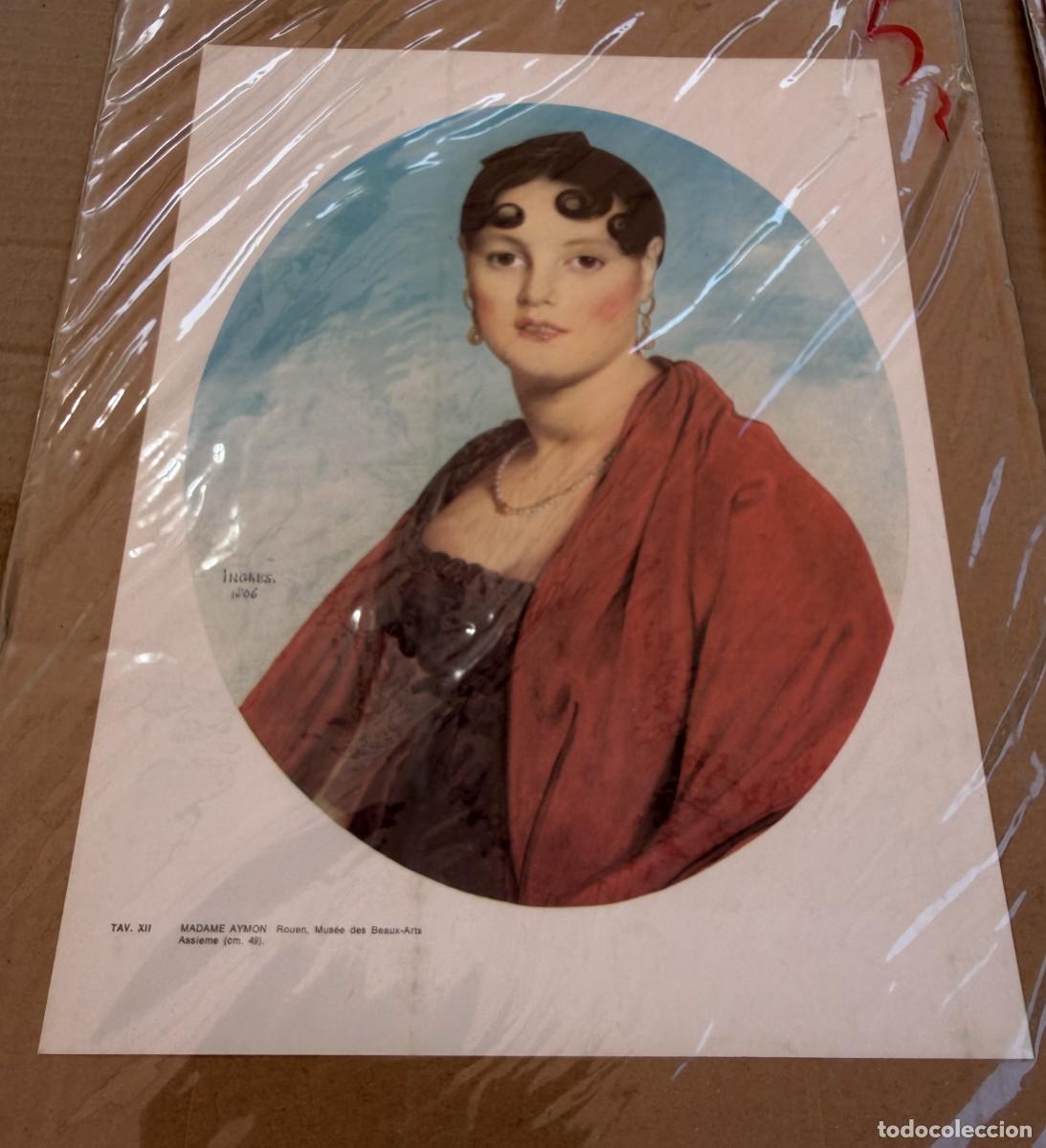 Otros art&iacute;culos de coleccionismo en papel: S1- REPRODUCCION DEL RETRATO MADAME AYMON &rdquo; LA BELLA CELIA &rdquo; POR AUGUSTE DOMINIQUE EN 1.806