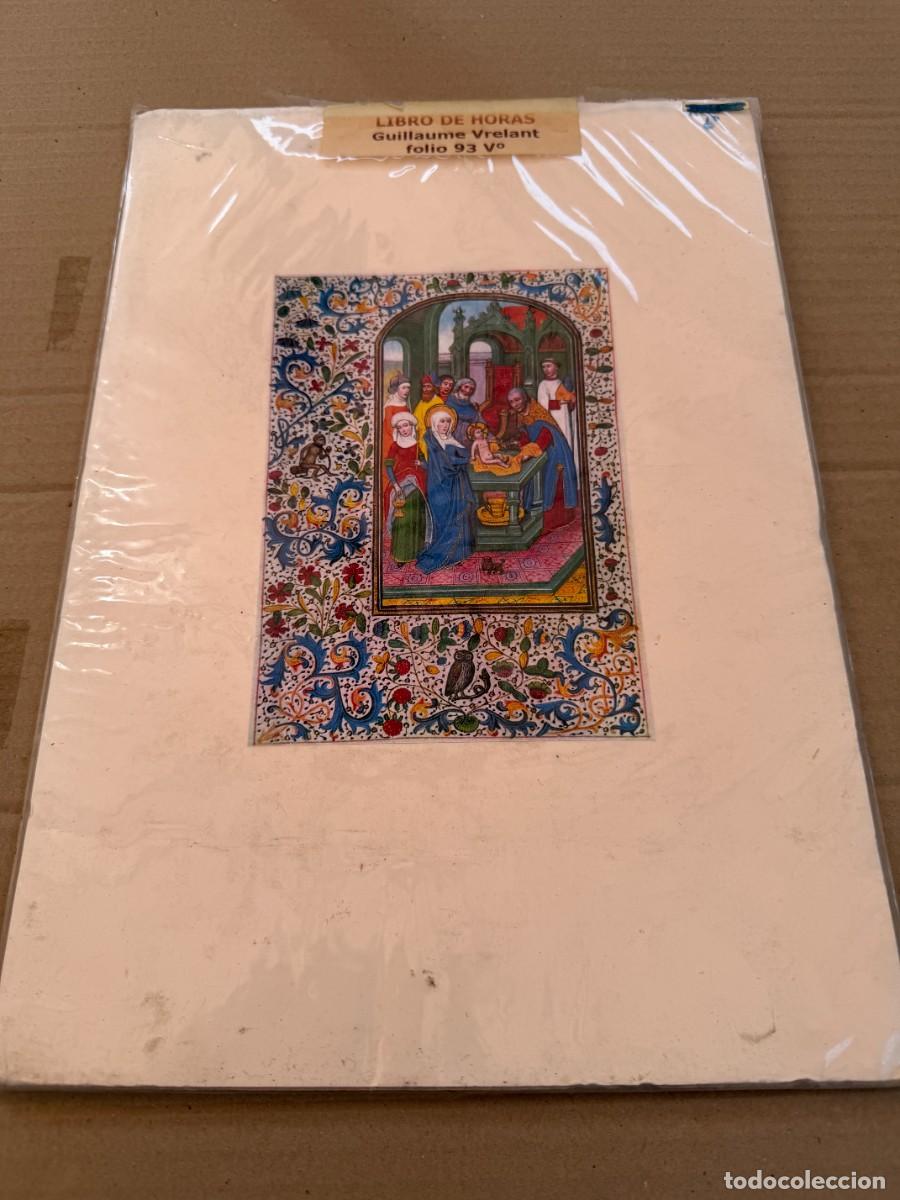 Otros art&iacute;culos de coleccionismo en papel: S1- 2 REPRODUCIONES DE EL &rdquo; LIBRO DE HORAS DE LEONOR VEGA FOLIO 93 Y 177