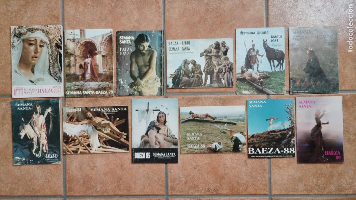 Otros art&iacute;culos de coleccionismo en papel: SEMANA SANTA.-PROGRAMAS.-LIBROS.-LOTE DE 12 LIBROS DE SEMANA SANTA.-BAEZA.-A&Ntilde;OS 1975-1989.