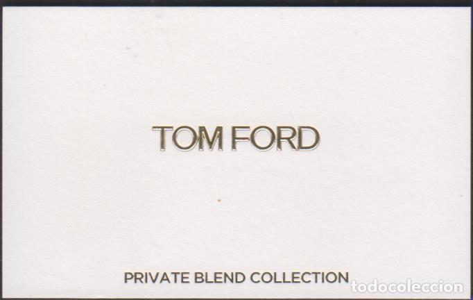 Otros art&iacute;culos de coleccionismo en papel: tarjeta probador perfume TOM FORD parfum fragrance fragancia SOY.YO
